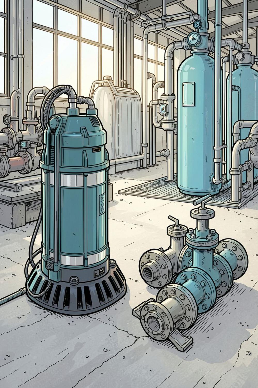 Pumps valves and water treatment